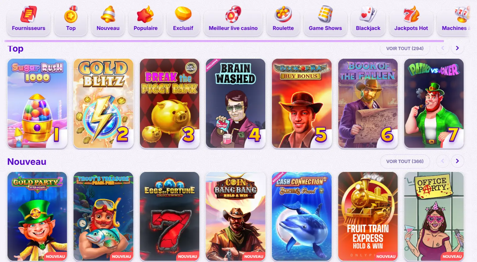 À Quels Jeux Peut-on Jouer sur un Nouveau Casino en Ligne?